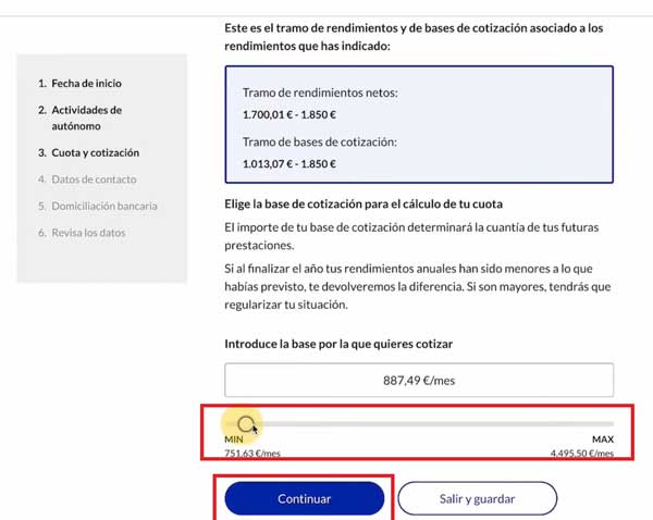 BASE PARA COTIZAR ALTA EN TRABAJO AUTONOMO SEGURIDAD SOCIAL
