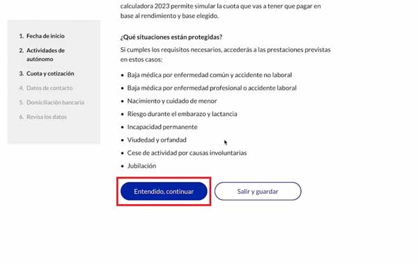 CUOTA Y COTIZACION ALTA EN TRABAJO AUTONOMO SEGURIDAD SOCIAL