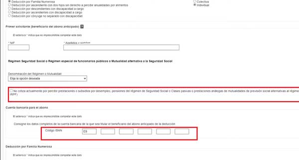 CUMPLIMENTAR SOLICITUD ABONO ANTICIPADO FAMILIAS NUMEROSAS
