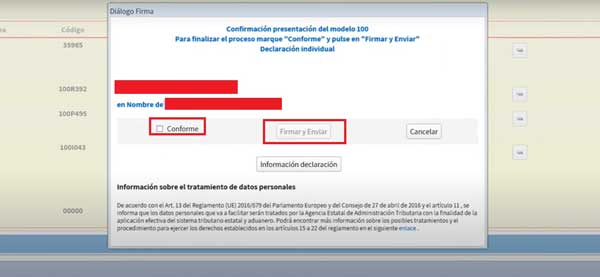 DIALOGO FIRMA AEAT