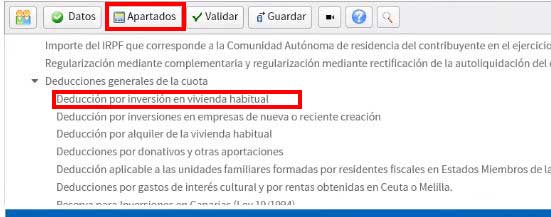 deduccion por inversion en vivienda habitual