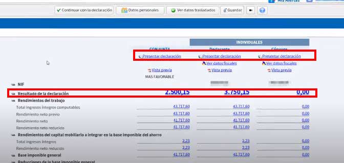 presentar declaracion deducciones autonomicas