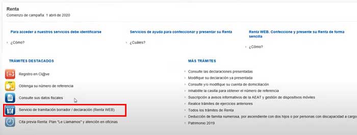 ratificacion del domicilio fiscal para servicio de tramitacion de la declaracion renta