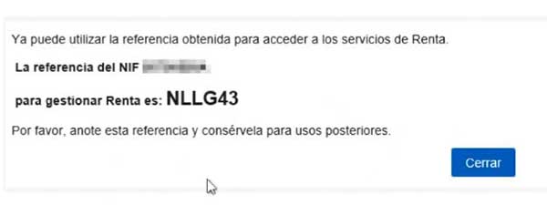 referencia para gestionar tramites en renta 2019 en casilla 505