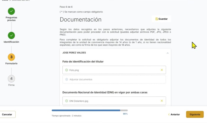 documentación para solicitar el ingreso minimo vital