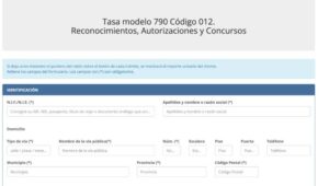 tasa 790 para pedir cita previa toma de huellas tie