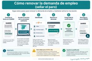 Cómo renovar la demanda de empleo y sellar el paro paso a paso